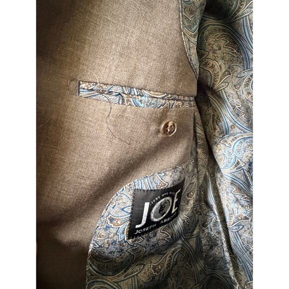 JOE by Joseph Abboud Custom 100% Wool Blazer – Paisley Lining – Men’s 46R - Picture 8 of 15